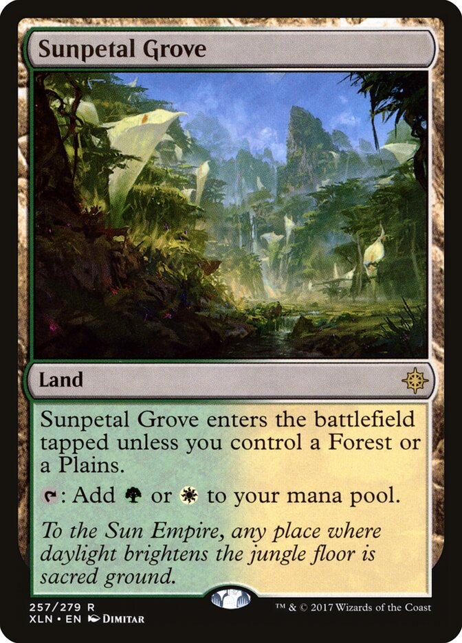 Sunpetal Grove (257) - Ixalan (XLN)