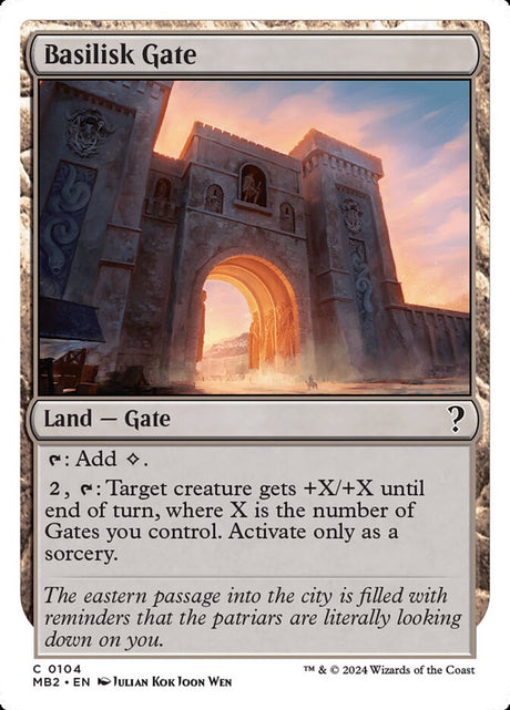 Basilisk Gate (104) - Mystery Booster 2 (MB2)