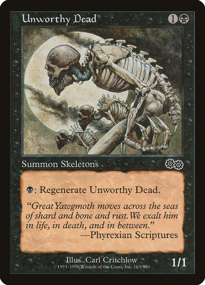 Unworthy Dead (163) - Urza's Saga (USG)