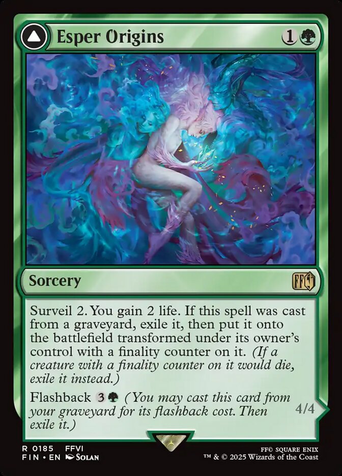Esper Origins // Summon: Esper Maduin (185) - [Foil] Final Fantasy (FIN)