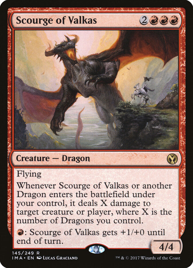 Scourge of Valkas (145) - Iconic Masters (IMA)