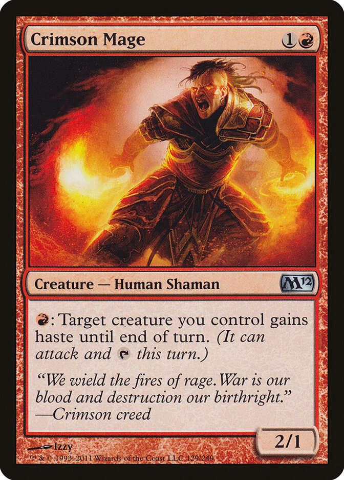 Crimson Mage (129) - Magic 2012 (M12)