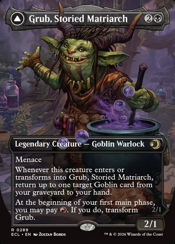 Grub, Storied Matriarch // Grub, Notorious Auntie (289) - Lorwyn Eclipsed (ECL)