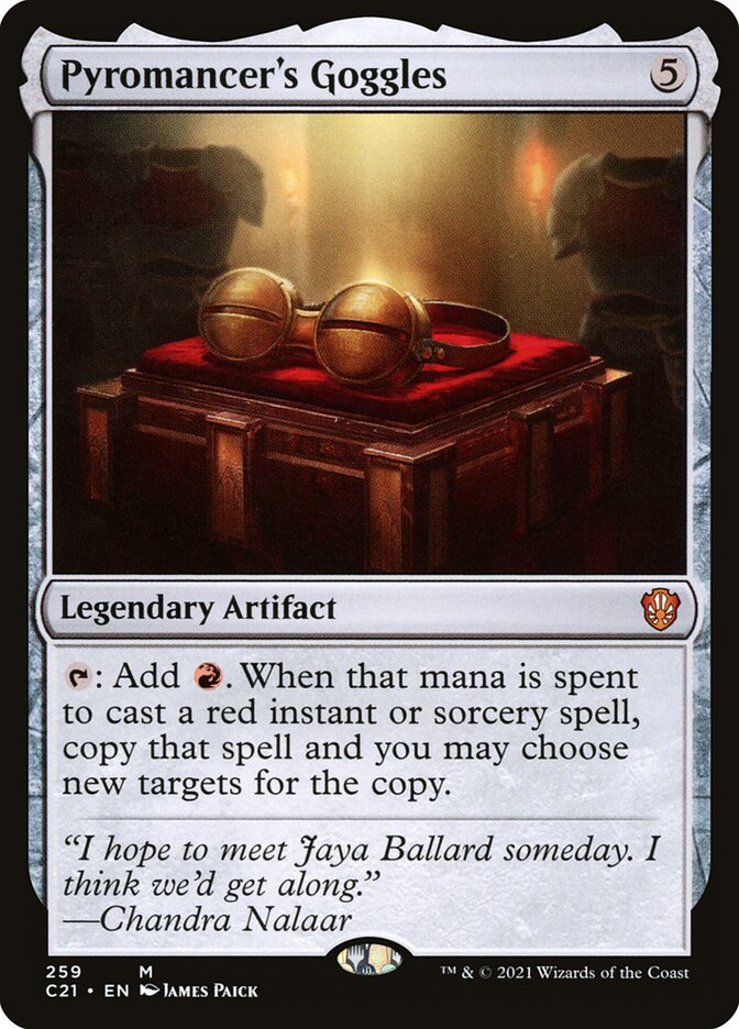 Pyromancer's Goggles (259) - Commander 2021 (C21)