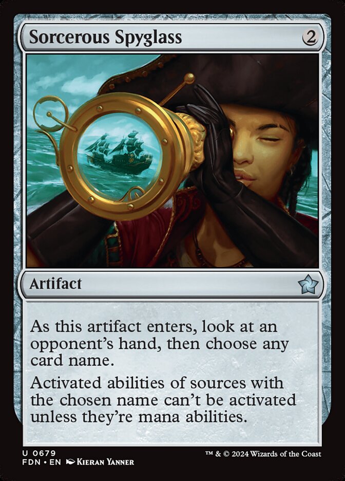 Sorcerous Spyglass (679) - Foundations (FDN)