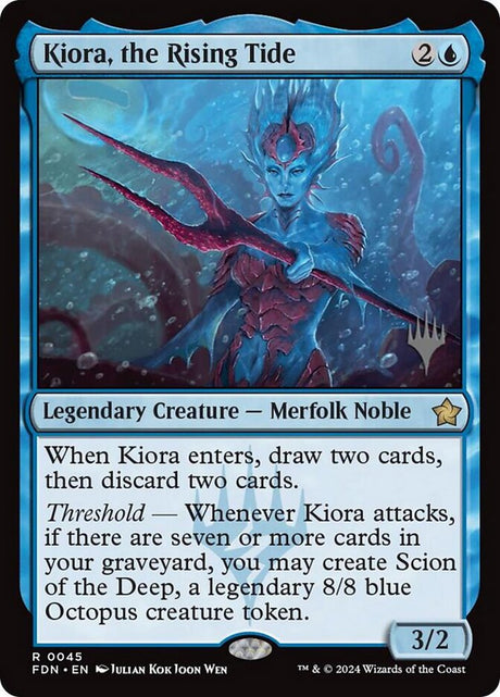 Kiora, the Rising Tide (45p) - Foundations Promos (PFDN)
