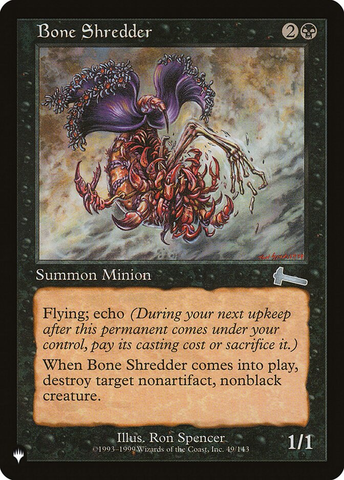Bone Shredder (ULG-49) - The List (PLST)