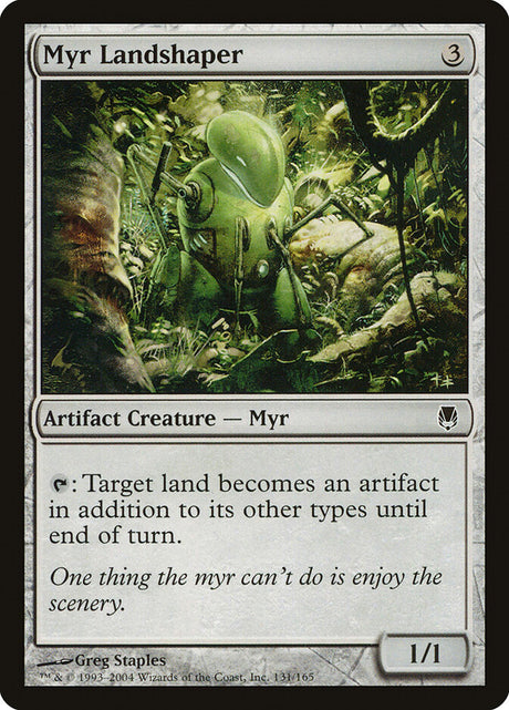 Myr Landshaper (131) - Darksteel (DST)