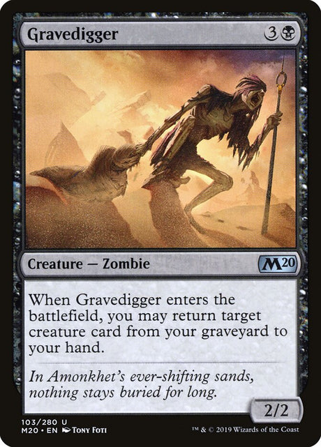 Gravedigger (103) - Core Set 2020 (M20)