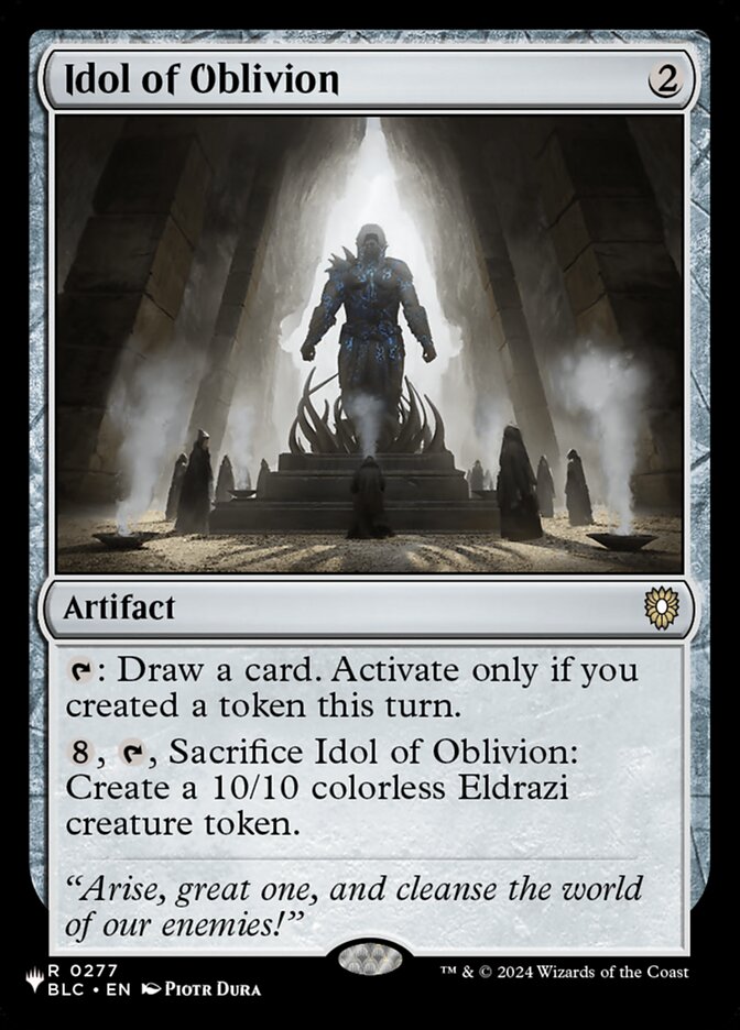 Idol of Oblivion (BLC-277) - The List (PLST)