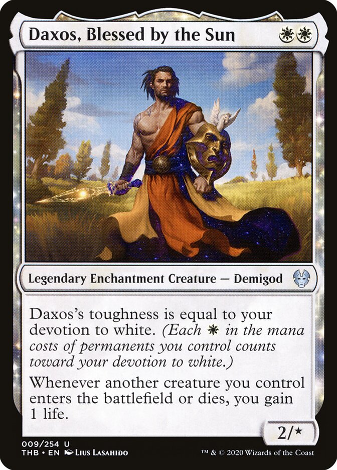 Daxos, Blessed by the Sun (9) - Theros Beyond Death (THB)