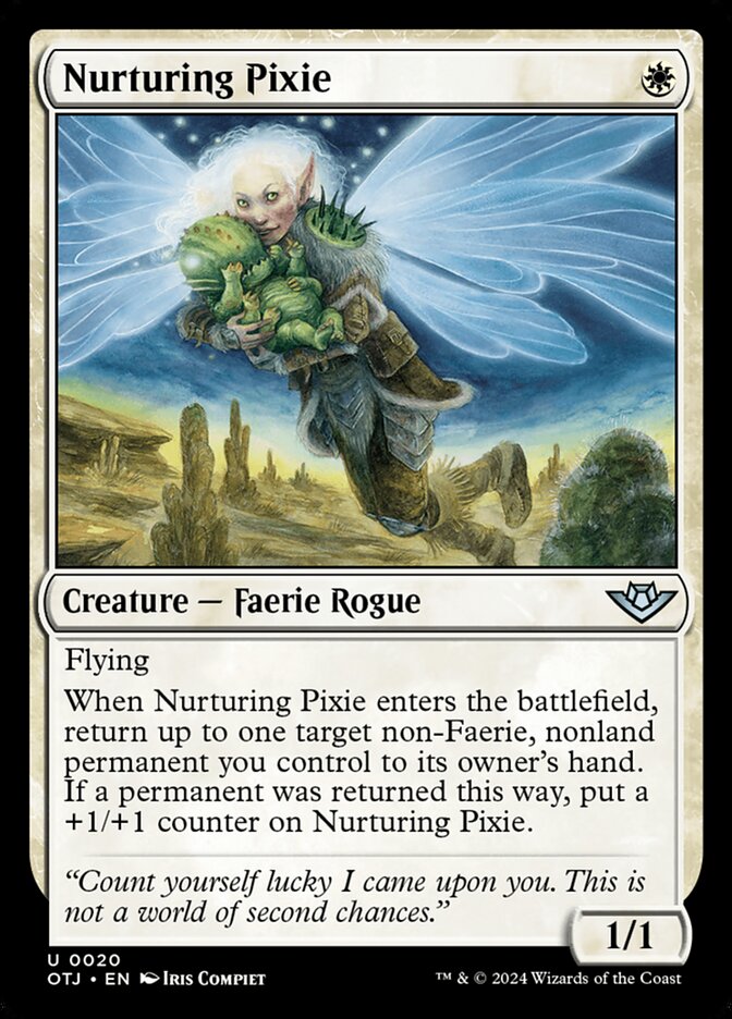 Nurturing Pixie - [Foil] Outlaws of Thunder Junction (OTJ)