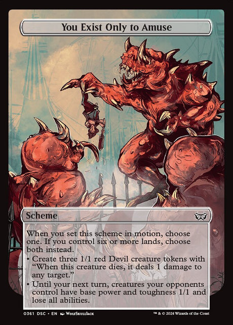You Exist Only to Amuse (361) - Duskmourn: House of Horror Commander (DSC)