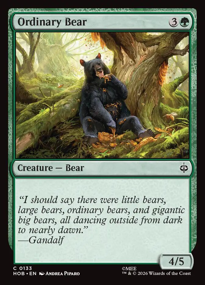 Ordinary Bear (133) - The Hobbit (HOB)
