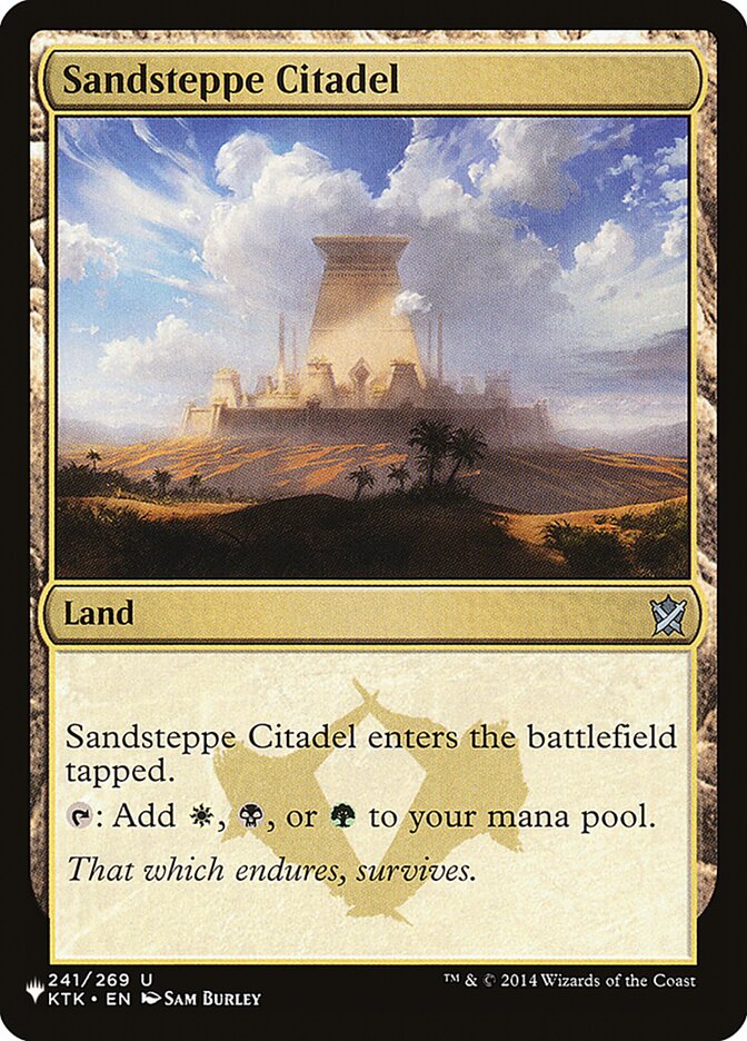 Sandsteppe Citadel (KTK-241) - The List (PLST)