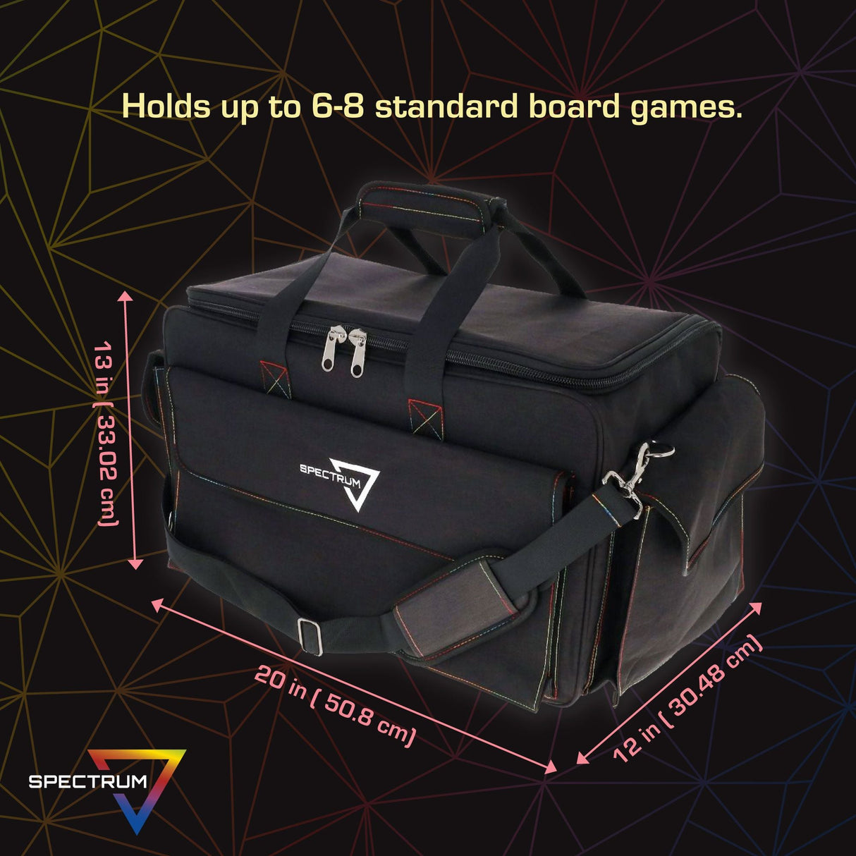 Board Game Bag - Black