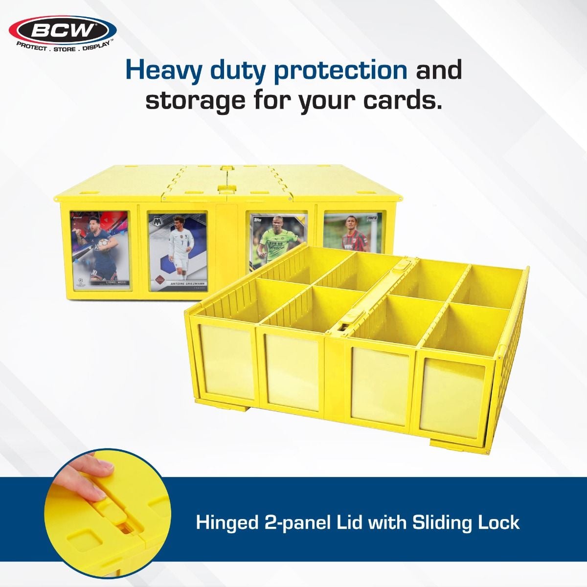BCW Collectible Card Bin - 3200ct. Yellow