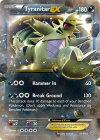 Tyranitar EX (42) - XY - Ancient Origins (AOR)