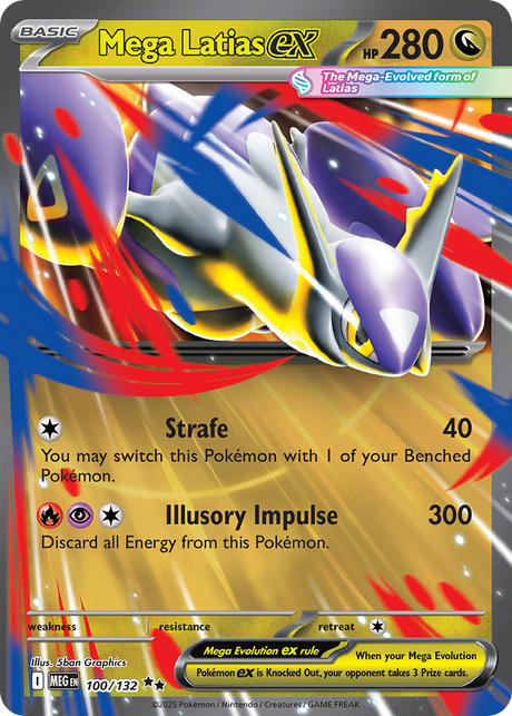 Mega Latias ex (100/132) - Mega Evolution (MEG)