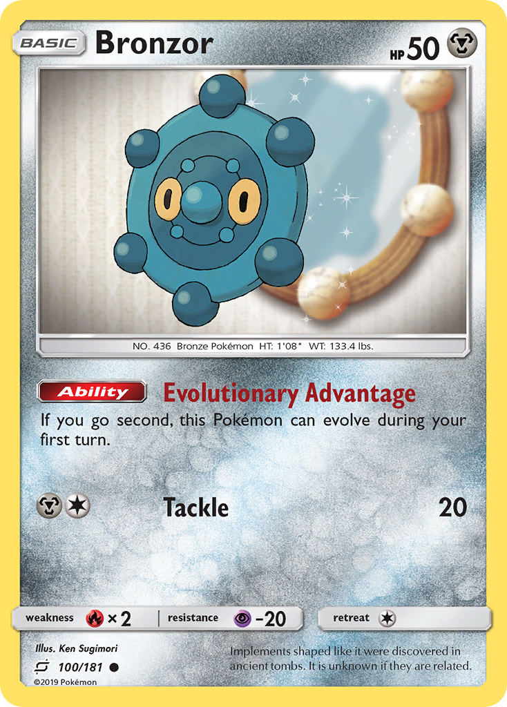 Bronzor (100/181) - [Reverse Holo] Team Up (TEU)