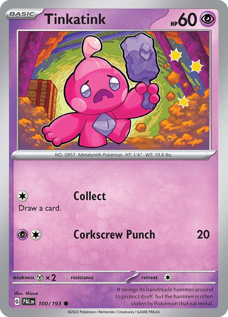 Tinkatink (100/193) - [Reverse Holo] Paldea Evolved (PAL)