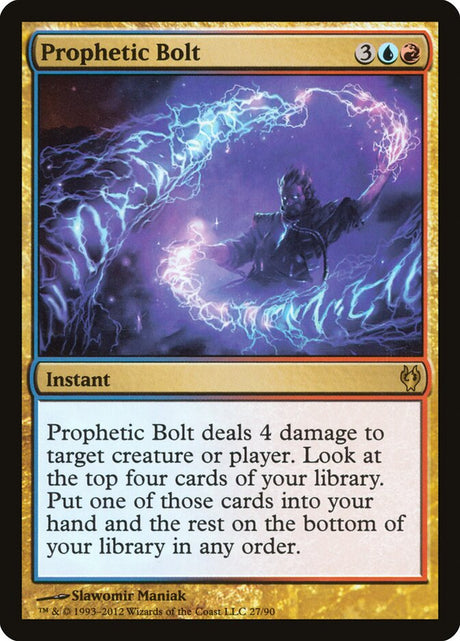 Prophetic Bolt (27) - Duel Decks: Izzet vs. Golgari (DDJ)