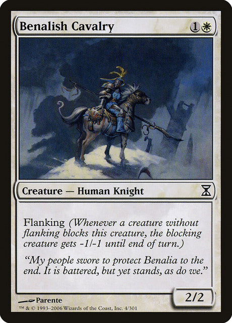 Benalish Cavalry (4) - Time Spiral (TSP)