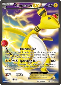 Ampharos EX 87 Full Art (87) - XY - Ancient Origins (AOR)