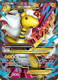 M Ampharos EX 88 Full Art (88) - XY - Ancient Origins (AOR)