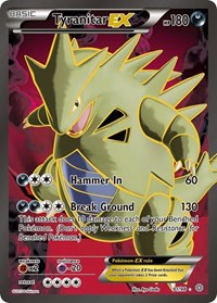 Tyranitar EX 91 Full Art (91) - XY - Ancient Origins (AOR)