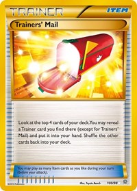 Trainers Mail Secret (100) - XY - Ancient Origins (AOR)