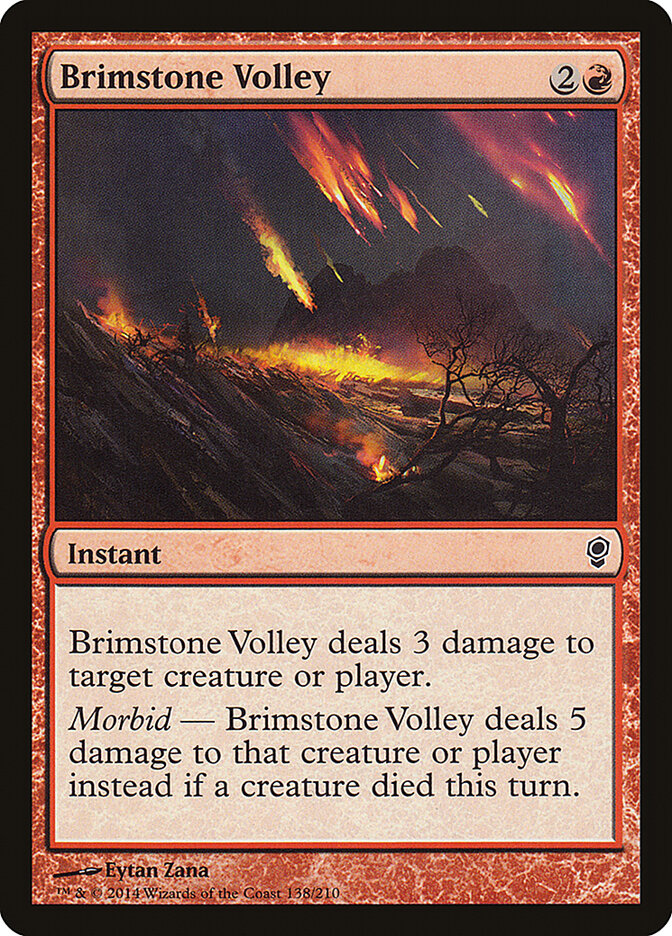 Brimstone Volley (138) - Conspiracy (CNS)