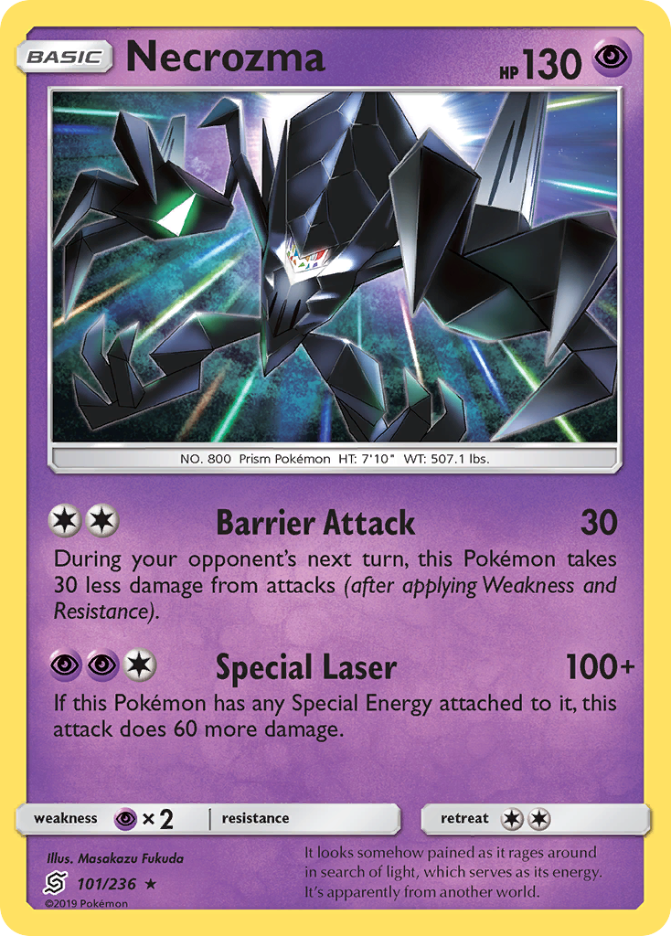 Necrozma (101/236) - [Reverse Holo] Unified Minds (UNM)