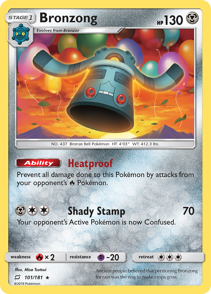 Bronzong (101/181) - [Reverse Holo] Team Up (TEU)