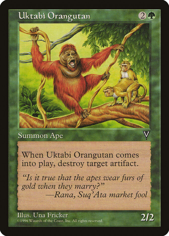 Uktabi Orangutan (123) - Visions (VIS)