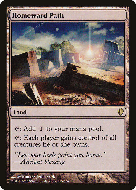 Homeward Path (295) - Commander 2013 (C13)