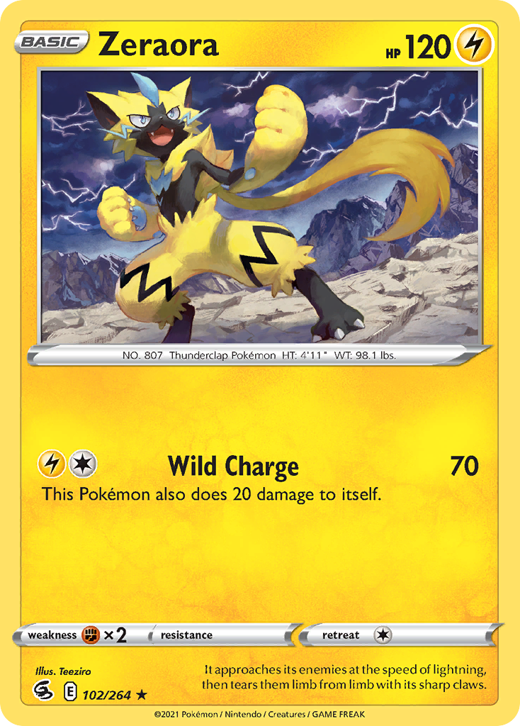 Zeraora (102/264) - Fusion Strike (FST)