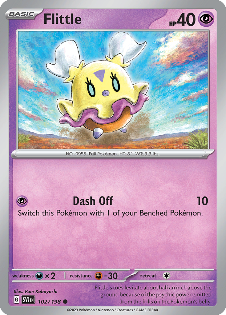 Flittle (102/198) - [Reverse Holo] Scarlet & Violet (SVI)