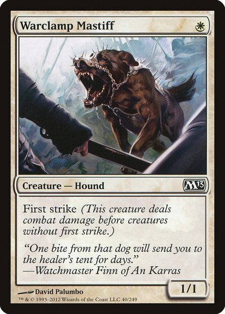 Warclamp Mastiff (40) - Magic 2013 (M13)