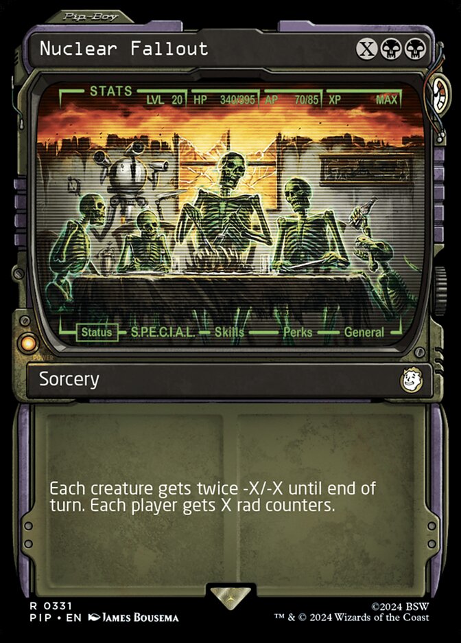 Nuclear Fallout - [Foil, Showcase] Fallout (PIP)