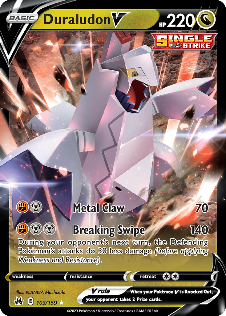 Duraludon V (103/159) - [Holo Foil] Crown Zenith (CRZ)