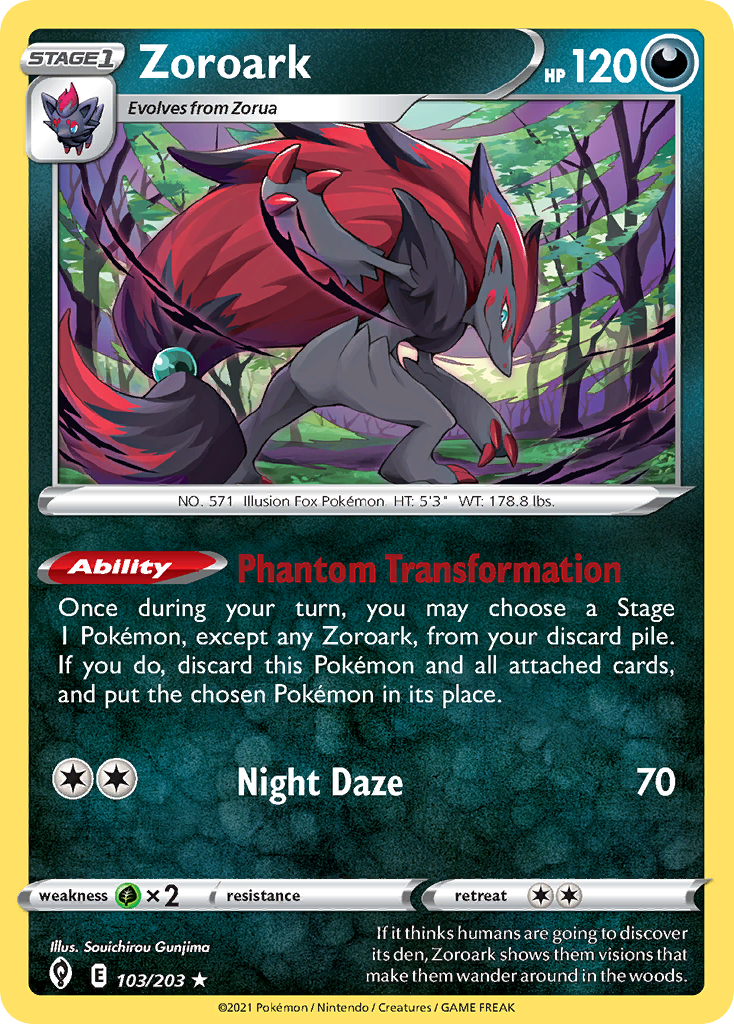 Zoroark (103/203) - [Holo Foil] Evolving Skies (EVS)