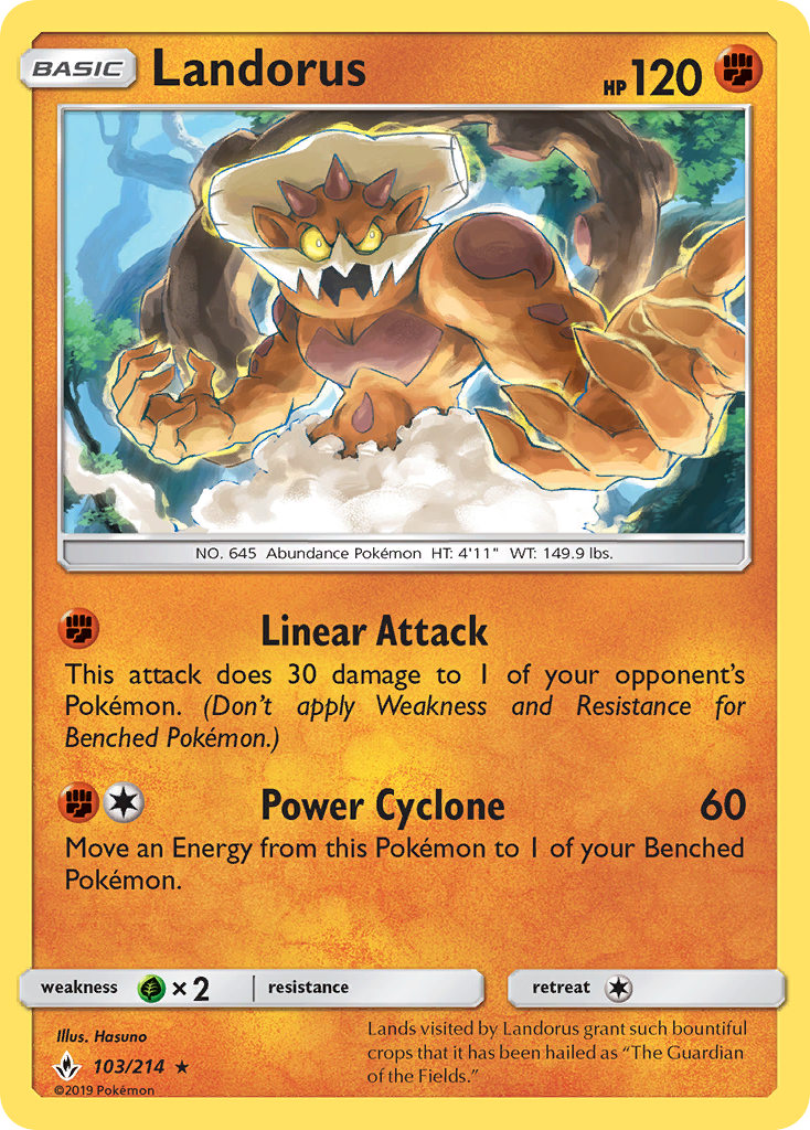 Landorus (103/214) - [Holo Foil] Unbroken Bonds (UNB)