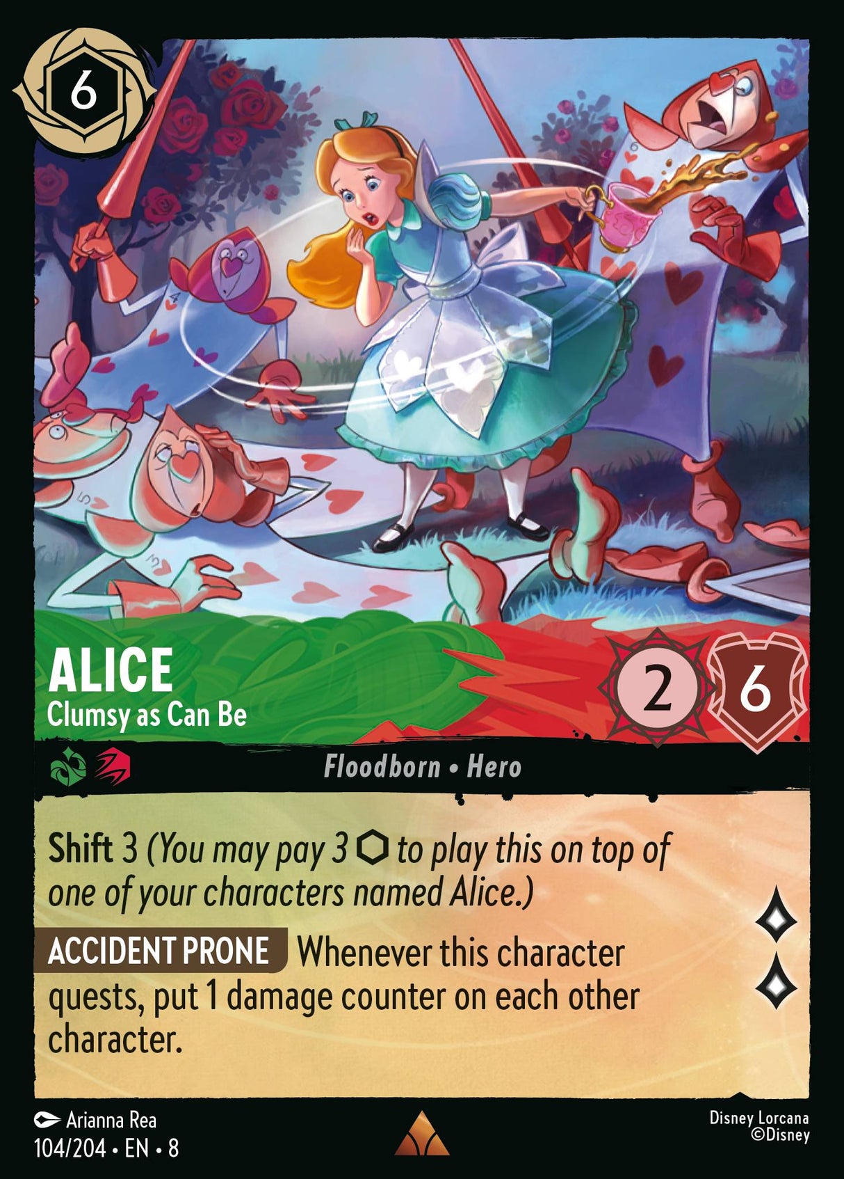 Alice - Clumsy as Can Be - [Foil] Reign of Jafar (8)
