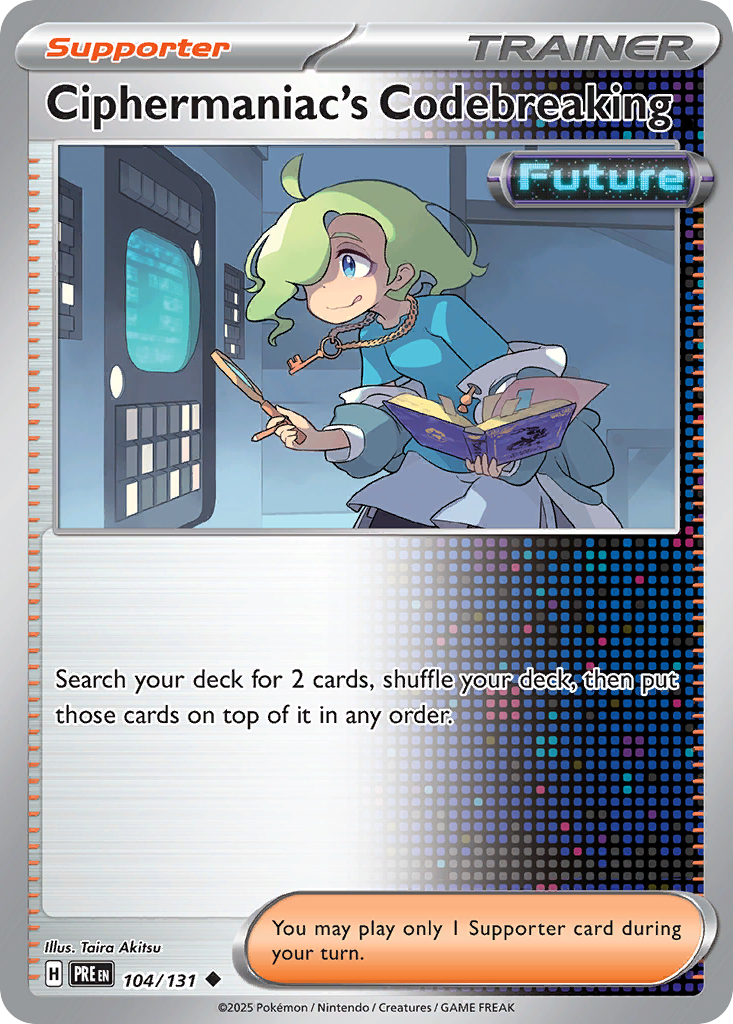 Ciphermaniac's Codebreaking (104/131) - Prismatic Evolutions (PRE)