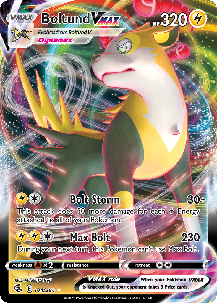 Boltund VMAX (104/264) - [Holo Foil] Fusion Strike (FST)