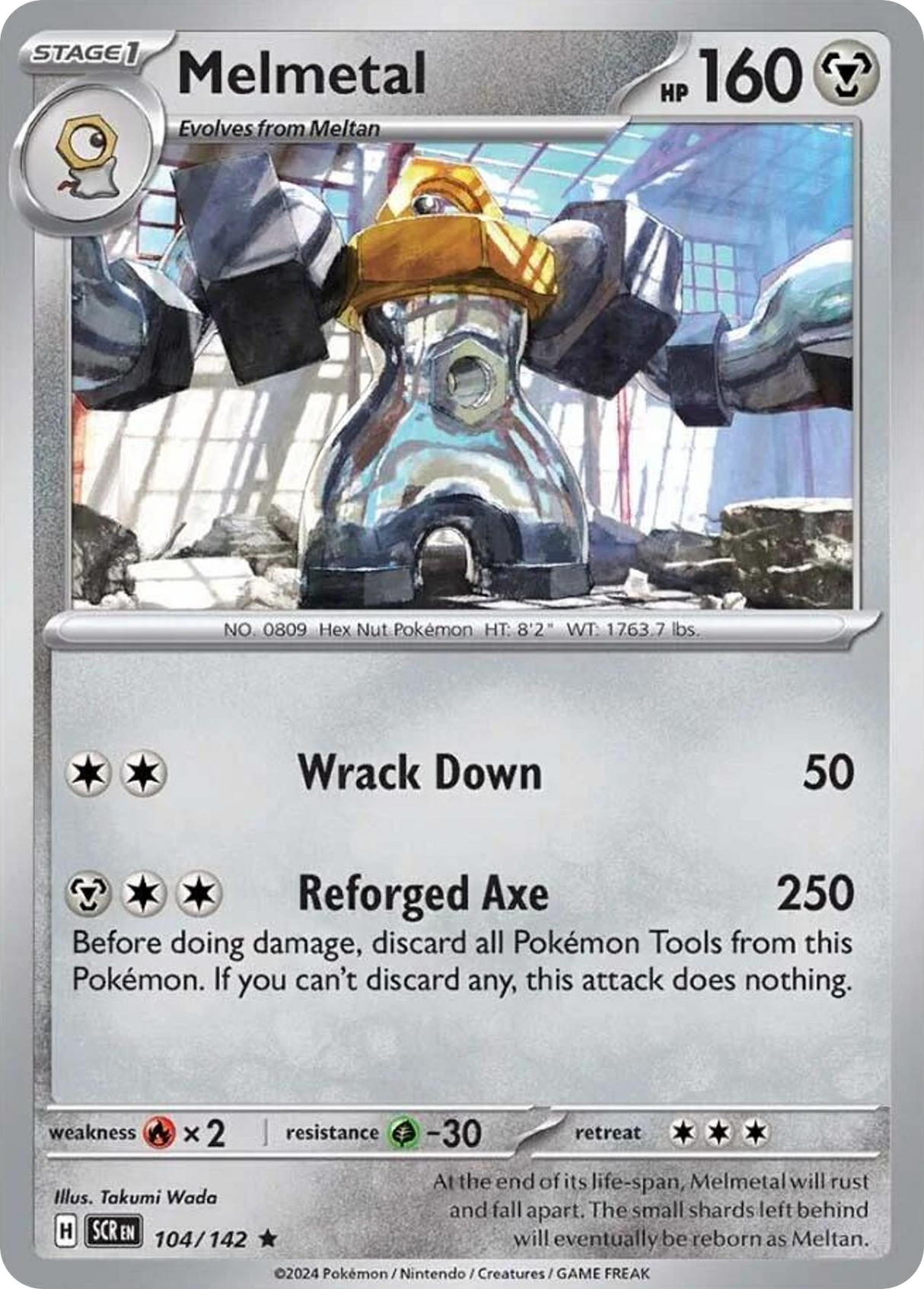 Melmetal (104/142) - [Holo Foil] Stellar Crown (SCR)