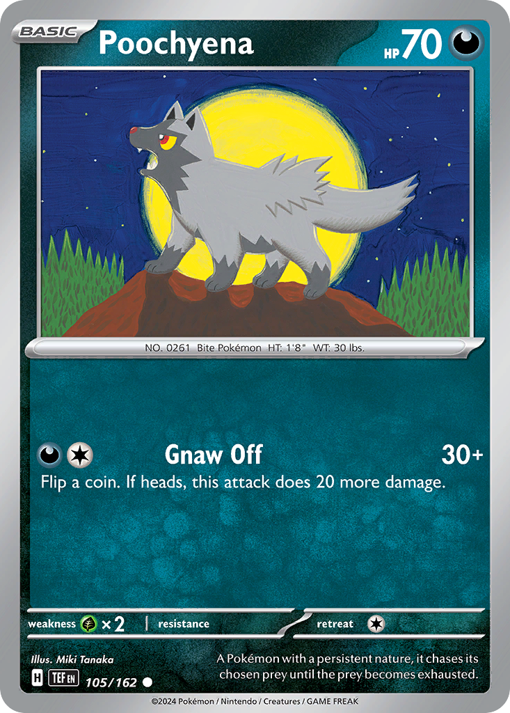 Poochyena (105/162) - Temporal Forces (TEF)