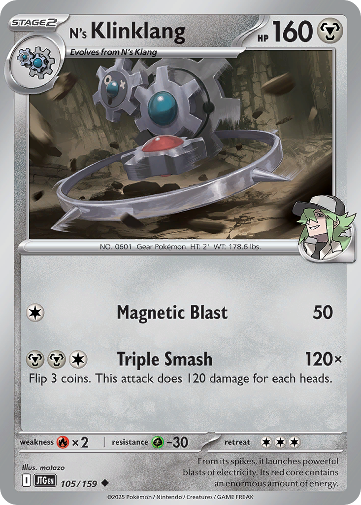 N's Klinklang (105/159) - [Reverse Holo] Journey Together (JTG)