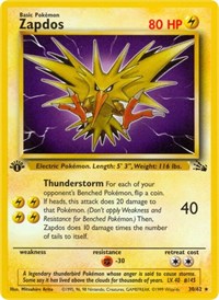 Zapdos (30) - Fossil (FO)